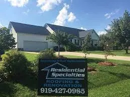 Emergency roof installation in Willow Spring, NC - Residential Specialties