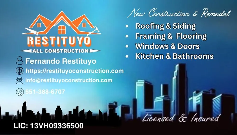 Slide of Restituyo Construction