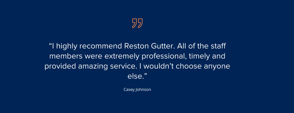 Slide of Reston Gutters