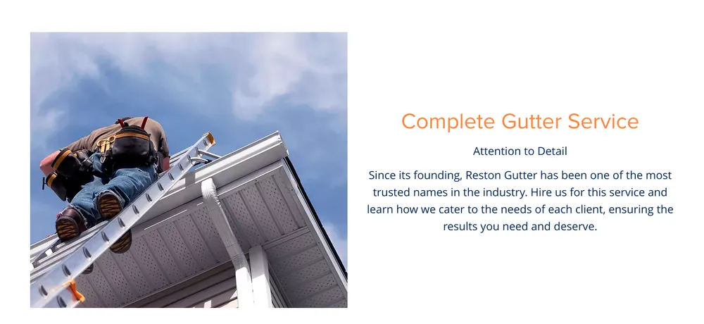 Slide of Reston Gutters