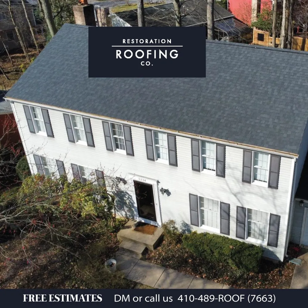 Emergency shingle roofing service in Glenwood, MD by Restoration Roofing