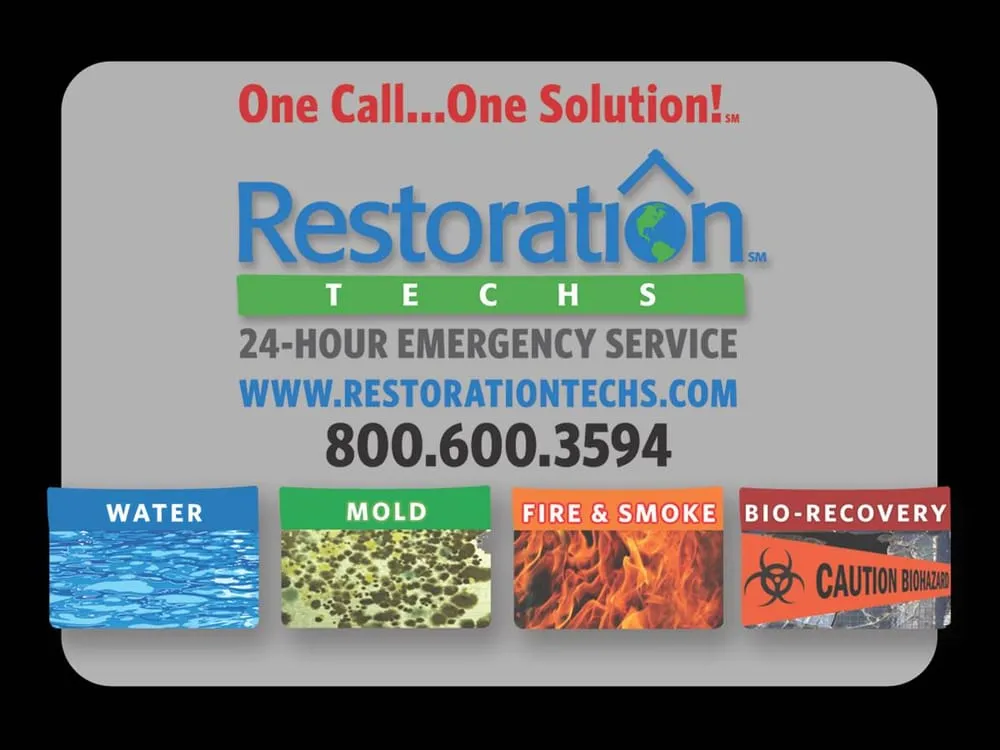 Slide of Restoration Techs