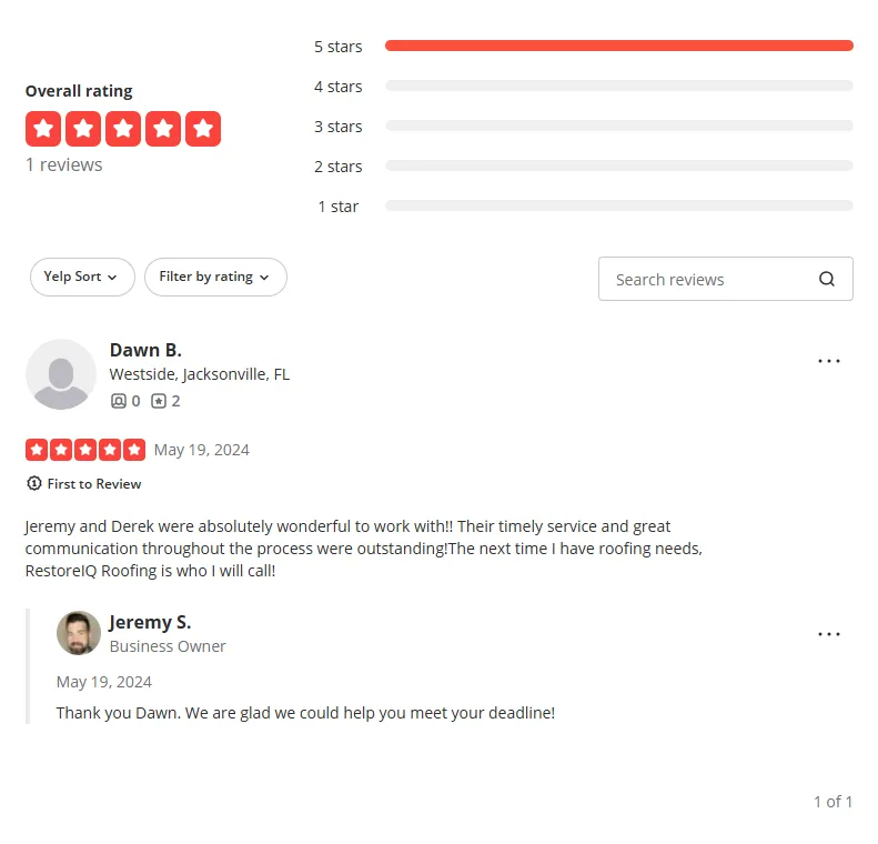 Slide of RestoreIQ Roofing And Construction