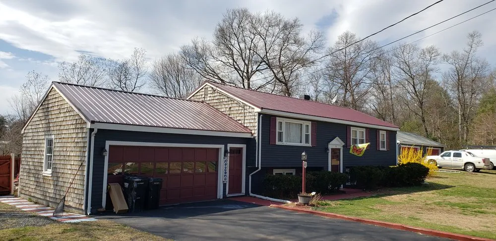 Slide of Revered Metal Roofing