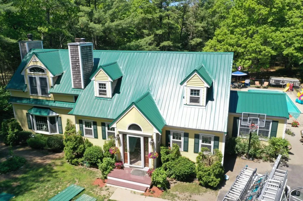 Slide of Revered Metal Roofing