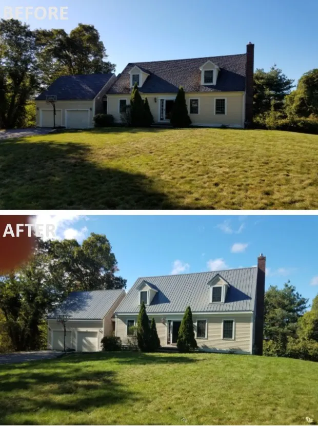 Slide of Revered Metal Roofing