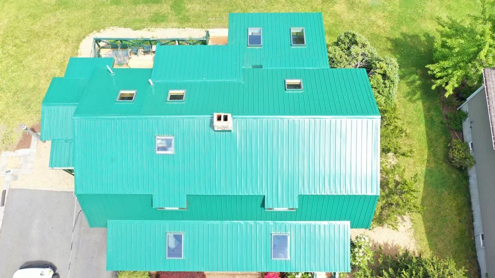 Slide of Revered Metal Roofing