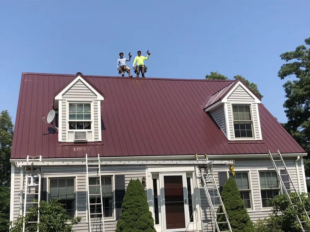 Slide of Revered Metal Roofing