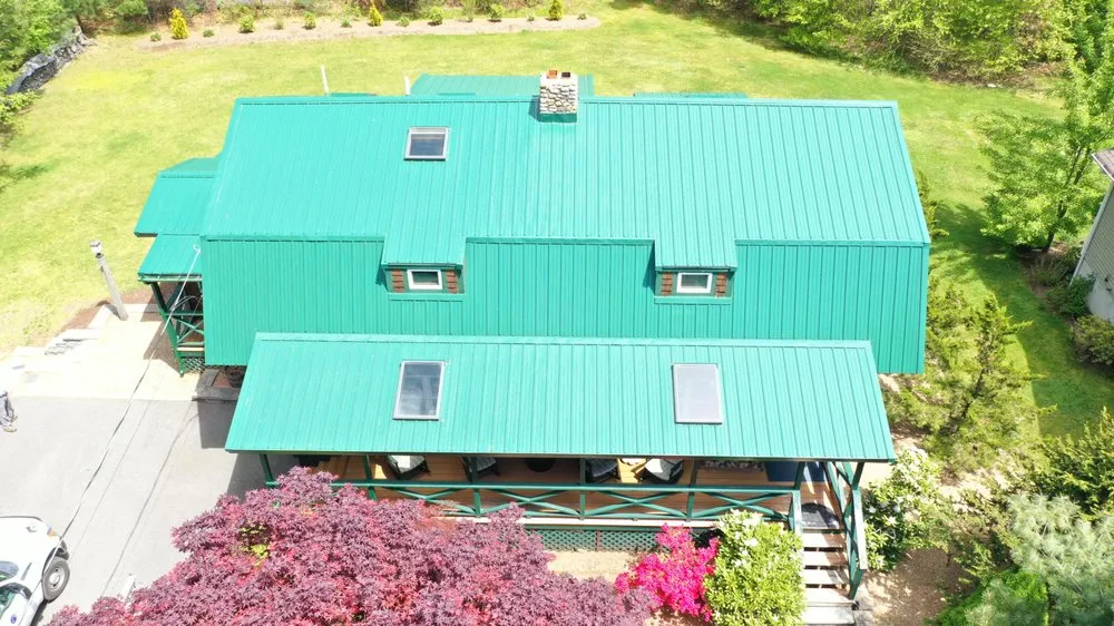 Slide of Revered Metal Roofing