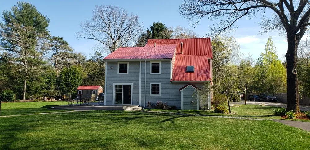 Slide of Revered Metal Roofing