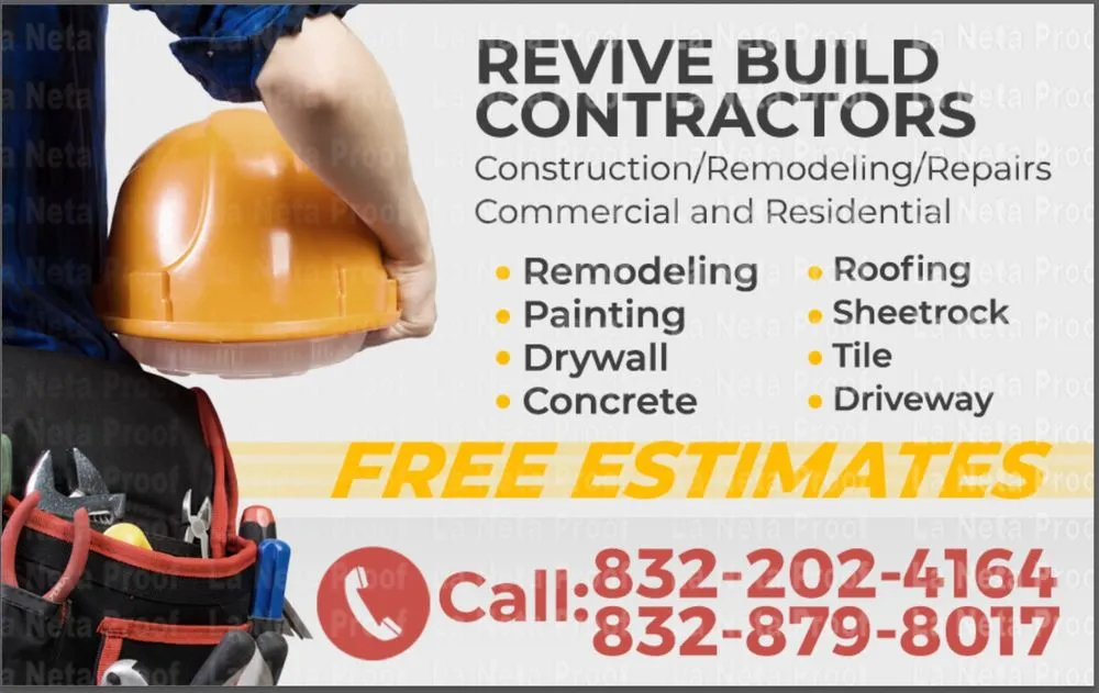 Slide of Revive Build Contractors