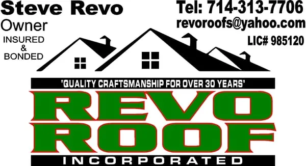 Revo Roof Company Logo