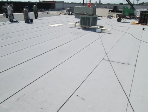 Slide of Revolution Roofing Group