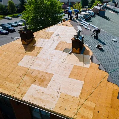 Revolutionary Roofing Logo