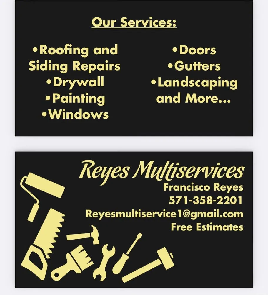 Slide of Reyes Multiservices