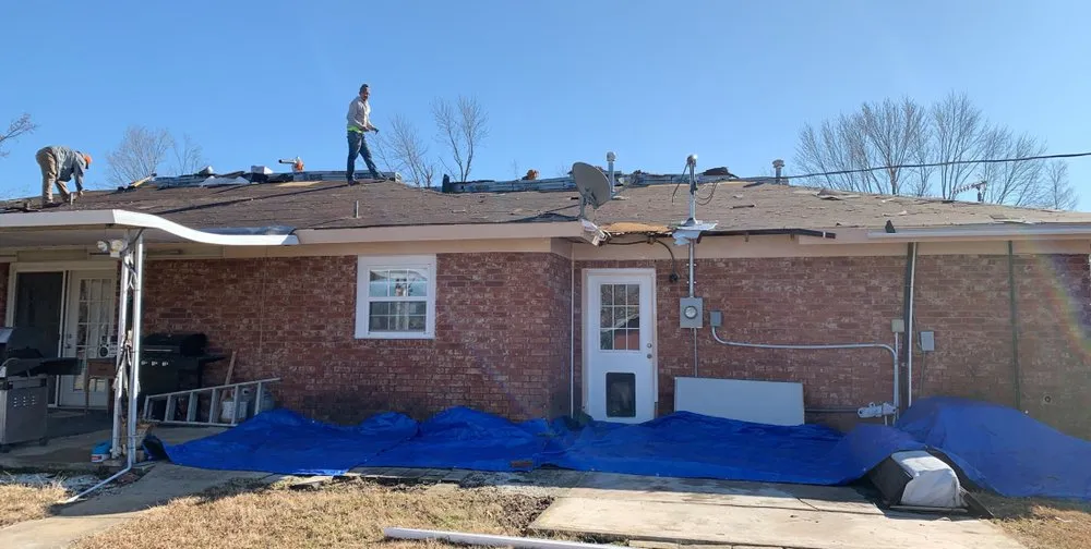 Local roof installation in Okay, OK by Reyes Roofing