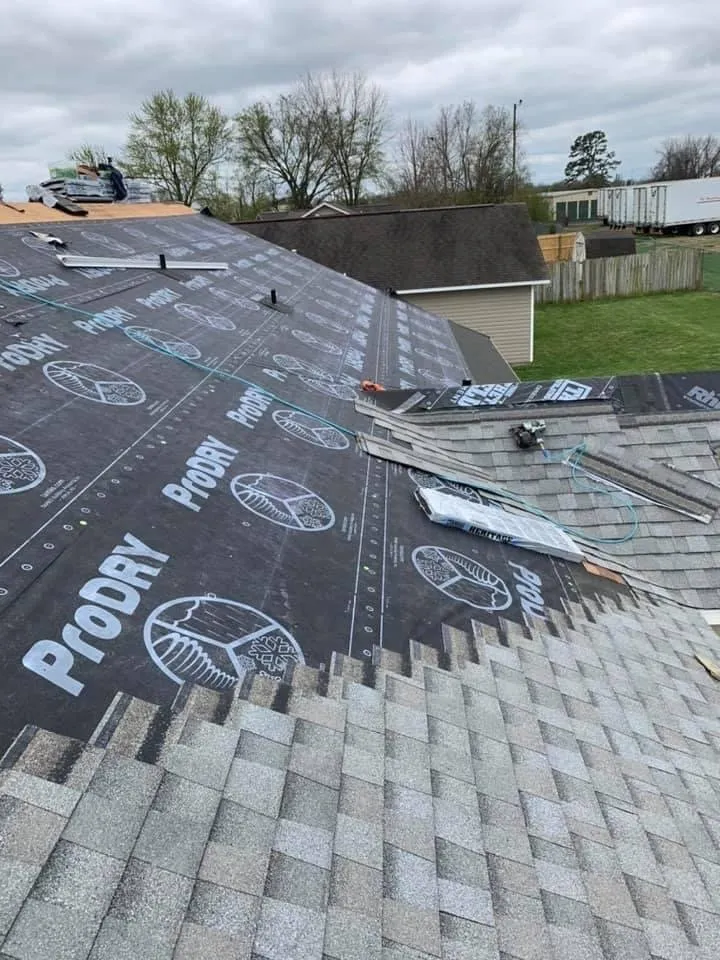 Licensed roof replacement in Okay, OK by Reyes Roofing