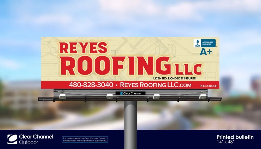 Slide of Reyes Roofing