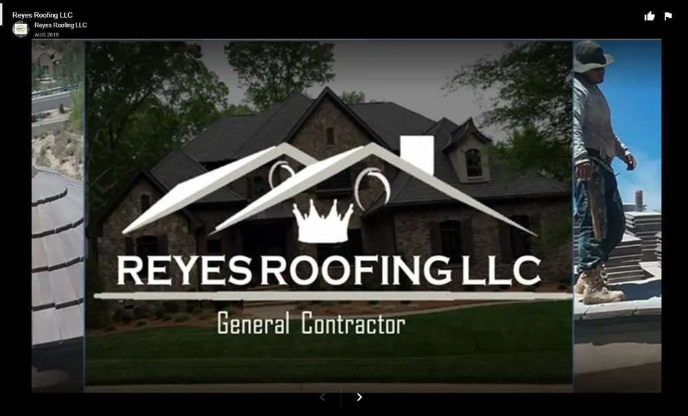 Slide of Reyes Roofing