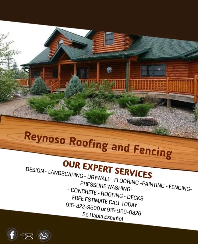 Slide of Reynoso Roofing and Fencing 