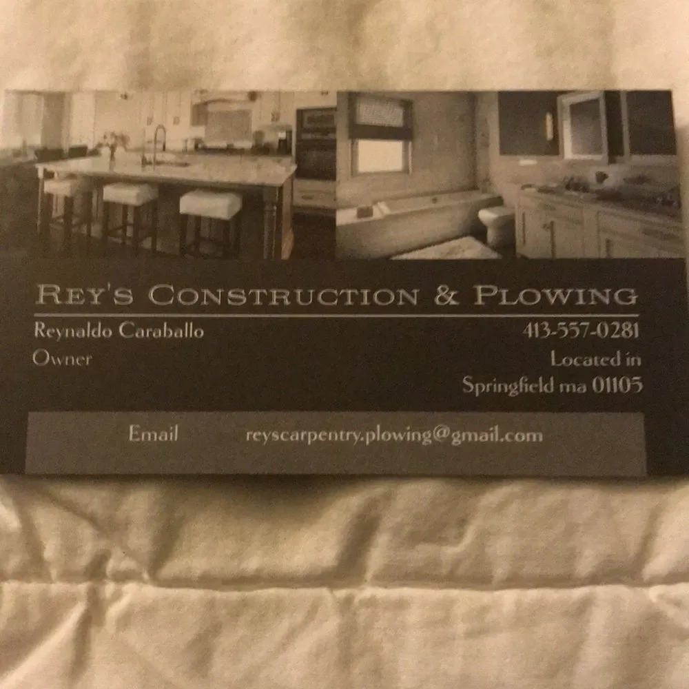 Slide of Rey's Construction & Plowing