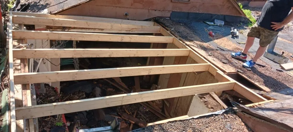Reliable roof leak repair for residential properties in Juliette, GA by RF General Contractor