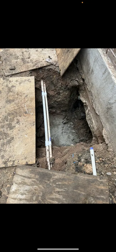 Slide of RF steel decking foundation repair