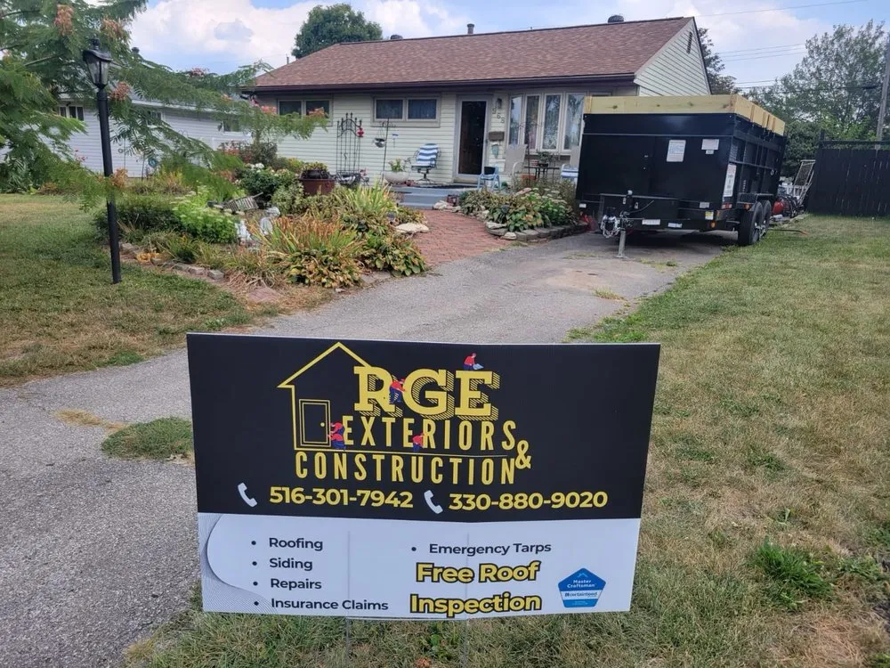 Slide of RGE Exteriors & Construction