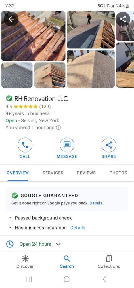 Slide of RH Renovation