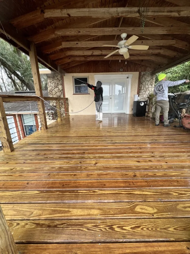 Slide of Rhino Exterior Power Washing