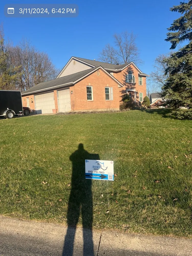 Emergency roof installation in West Chester Township, OH by Rhino Exteriors