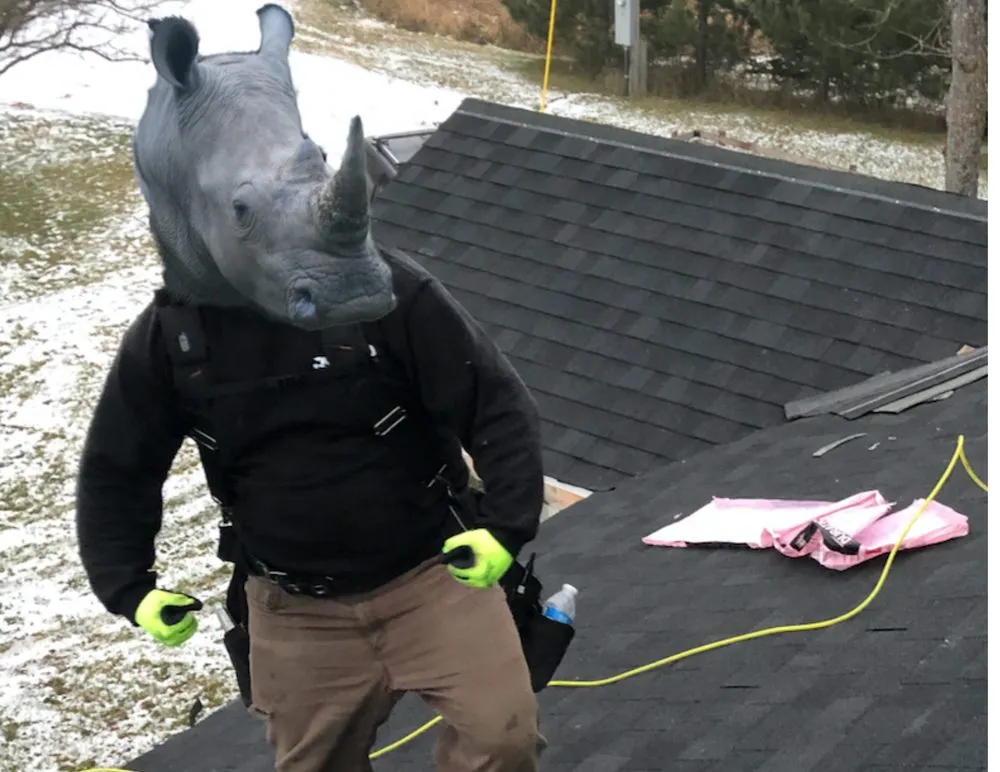 Slide of Rhino Roofing