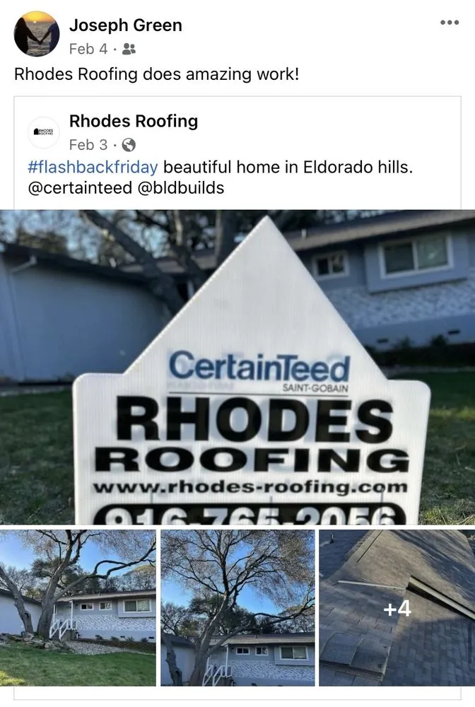 Slide of Rhodes Roofing