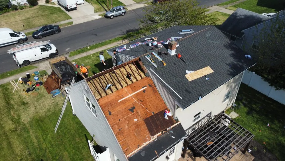 Emergency roof replacement in Maple Shade, PA by Ricci Brothers Roofing