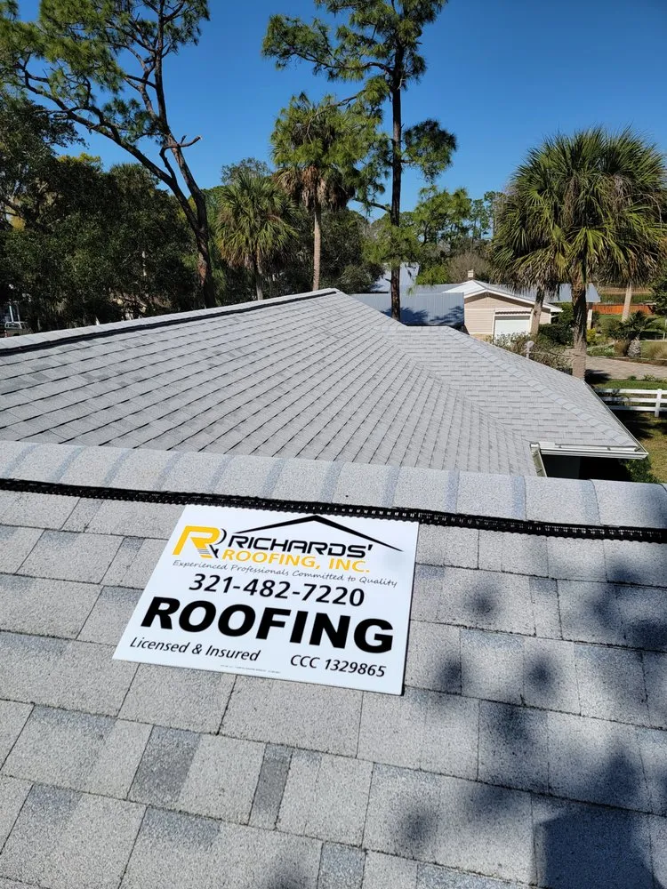 Slide of Richards' Roofing