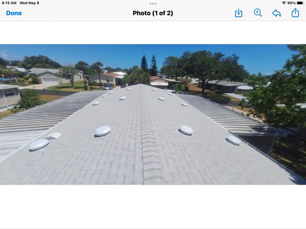 Slide of Richards' Roofing