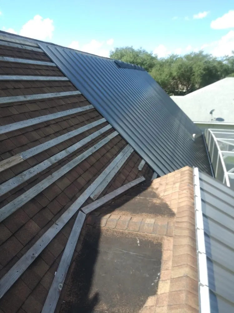 Slide of Ricketty roofing