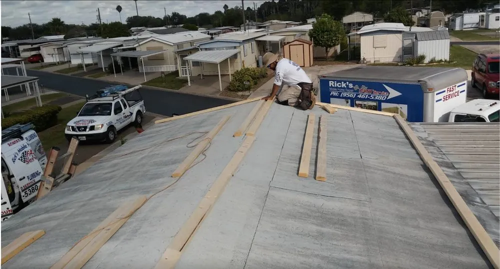 Slide of Rick's Mobile Home Repair