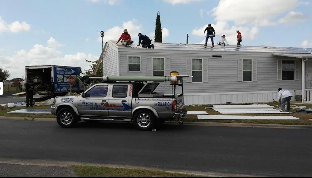 Slide of Rick's Mobile Home Repair