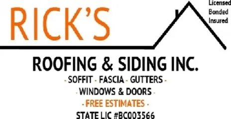 Slide of Rick's Roofing & Siding