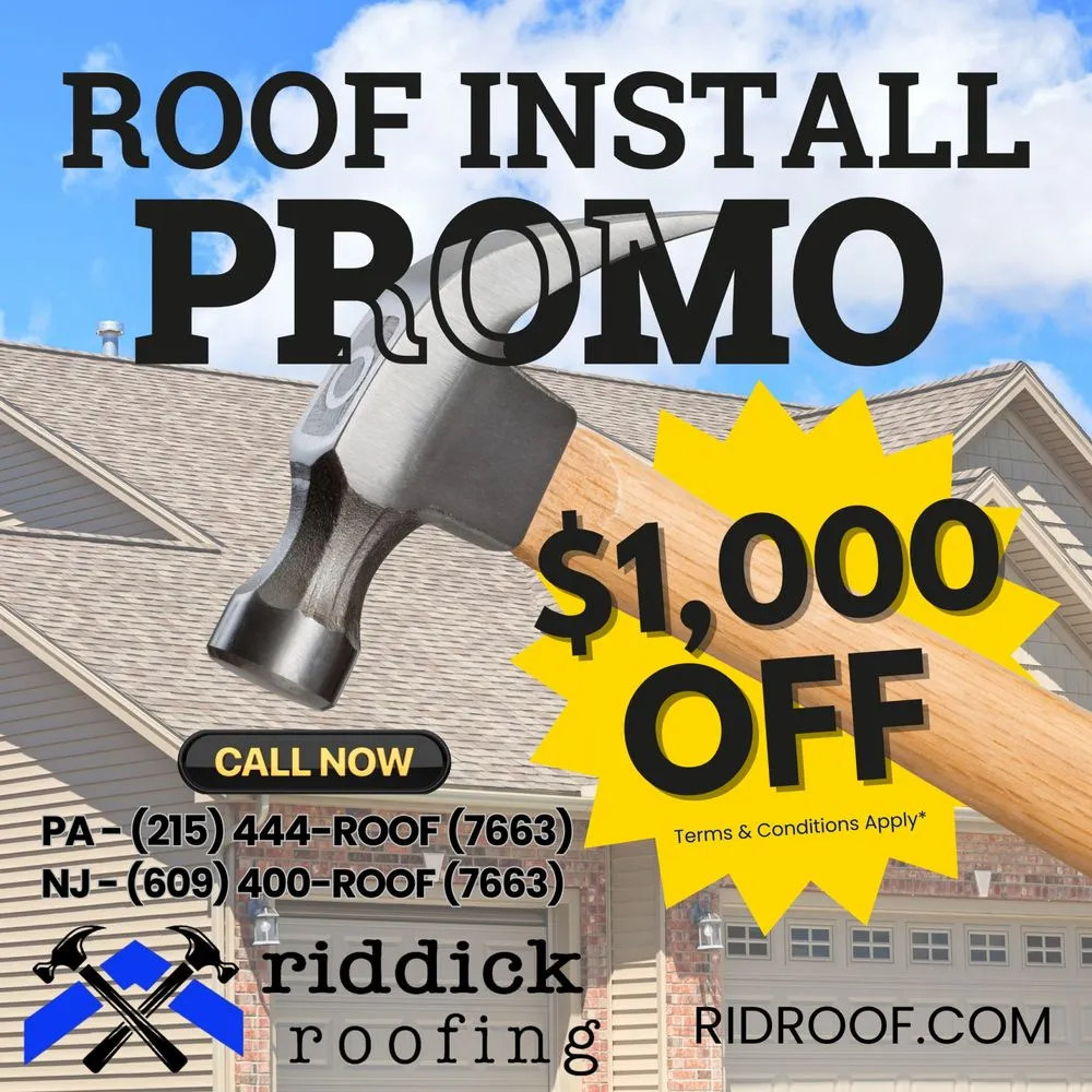 Slide of Riddick Roofing