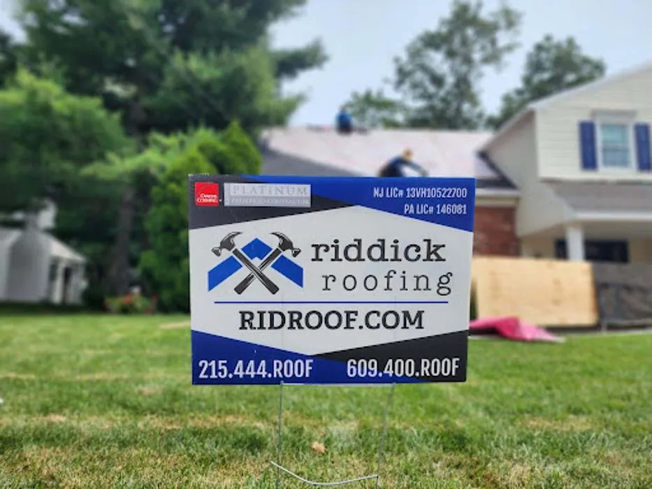 Slide of Riddick Roofing