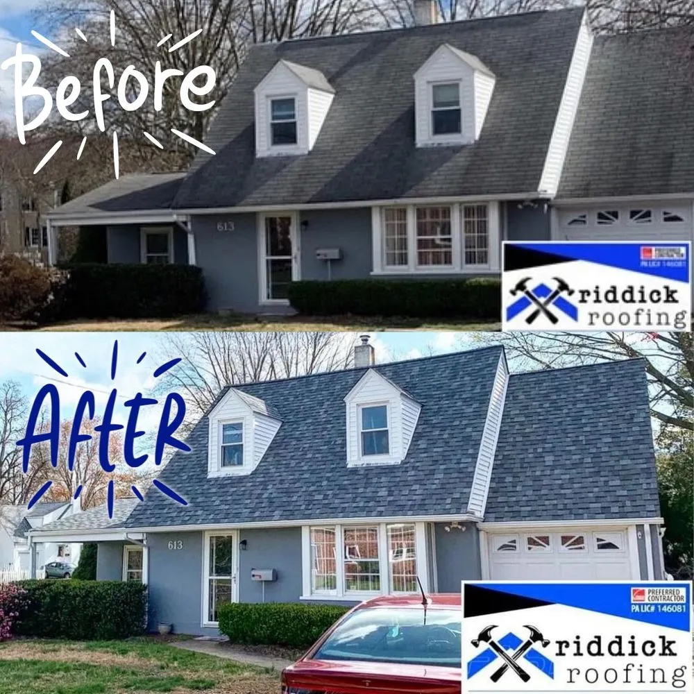 Slide of Riddick Roofing