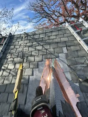 Ridge Buddy Roofing Contractor Logo