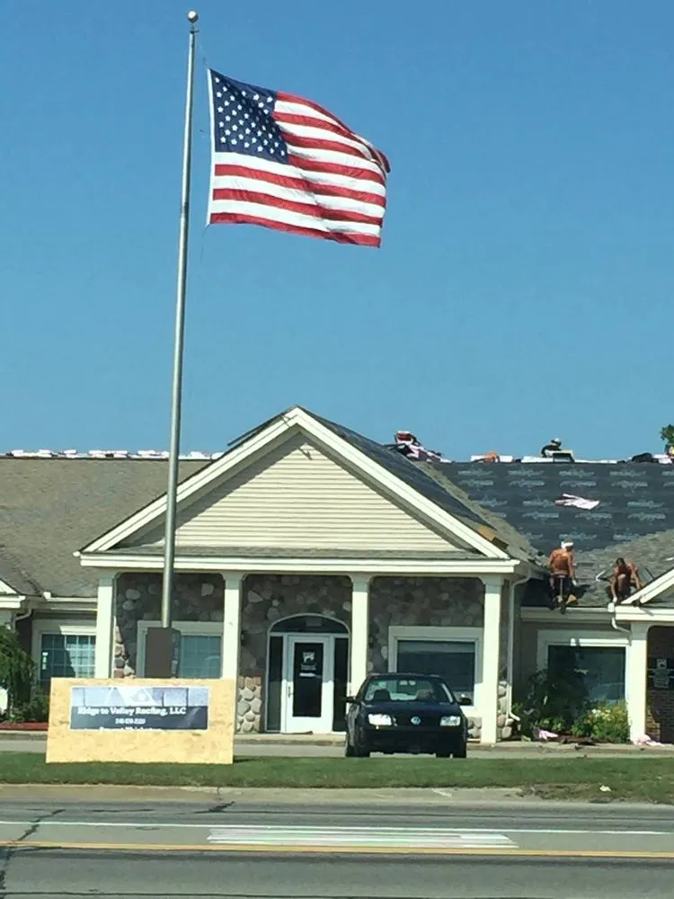 Slide of Ridge to Valley Roofing