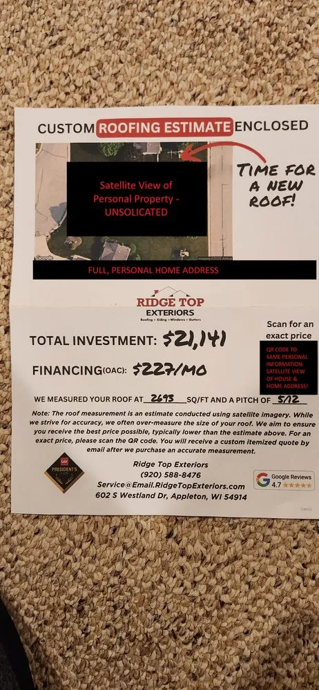 Slide of Ridge Top Exteriors