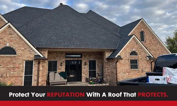 Ridgeline Roofing and Construction Logo