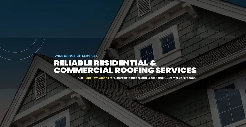 Slide of Right Now Roofing