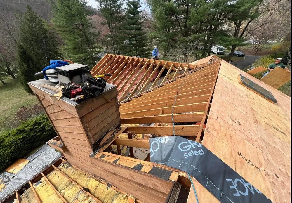 Expert storm damage roof repair for residential properties in Woodbridge Township, NJ by Right Service 08 Roof Repair and Replacement