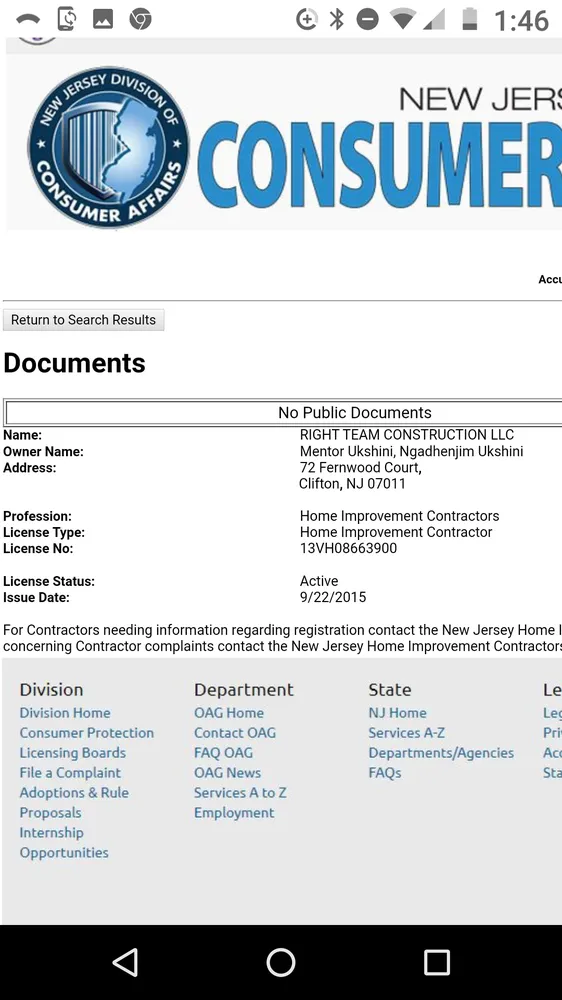 Slide of Right Team Construction